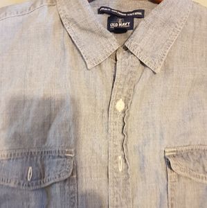 Blue chambray shirt